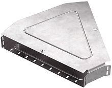 Угол для лотка горизонтальный с крышкой Промрукав Стандарт 45град. 500х80