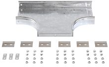 Тройник для лотка горизонтальный без крышки DKC S5 Combitech DPT 300х50 с креплением