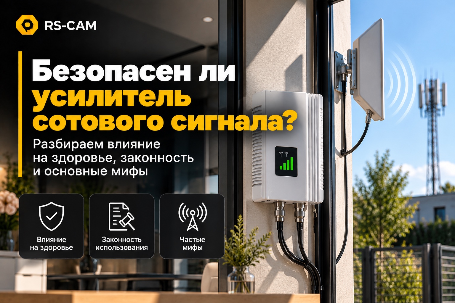 Усилитель сотовой связи и здоровье: что на самом деле излучает репитер