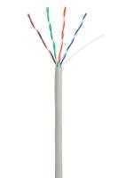 Кабель NETLAN U/UTP 4 пары, Кат.5e (Класс D), 100МГц, одножильный, внутренний