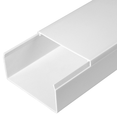 Кабель-канал Промрукав 80x40мм (2000мм) белый (уп. 30м.)