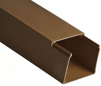 Кабель-канал Ruvinil 80x60мм (2000мм) коричневый (уп. 24м.)