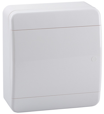 Бокс пластиковый Кэаз OptiBox ЩРН-П-8 P-BNN-2-08-IP41 (240х218х102мм) IP40 белая дверца