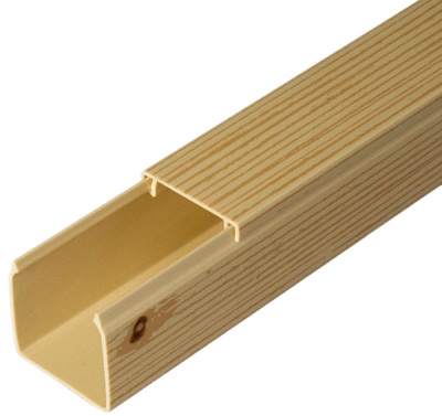 Кабель-канал Промрукав 25x25мм (2000мм) сосна (уп. 48м.)