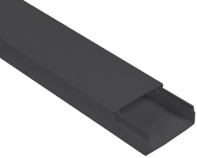 Кабель-канал IEK Элекор 40x25мм (2000мм) черный (уп. 24м.)