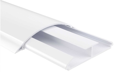 Кабель-канал напольный DKC In-liner Front CSP-F W 50x12мм (2000мм) белый (уп. 20м.)