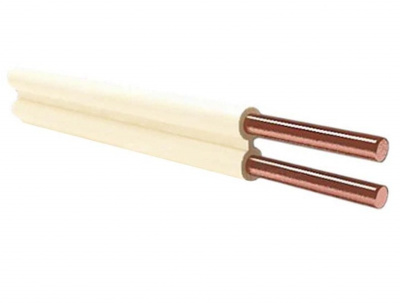 Кабель силовой ПВВП 2x1,5 ГОСТ белый