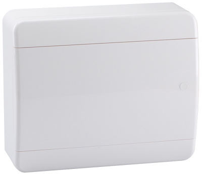 Бокс пластиковый Кэаз OptiBox ЩРН-П-12 P-BNN-2-12-IP41 (240х290х102мм) IP40 белая дверца