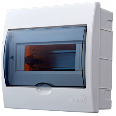 Бокс пластиковый Lezard Luxray ЩРВ-П-6 (200x148x95мм) IP41 прозрачная дверь