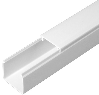 Кабель-канал Промрукав 25x25мм (2000мм) белый (уп. 48м.)