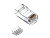 Коннектор RJ-45 Netko (8p8c) cat.6 универсальный, со вставкой