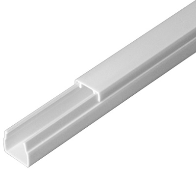 Кабель-канал Промрукав 12x12мм (2000мм) белый (уп. 242м.)