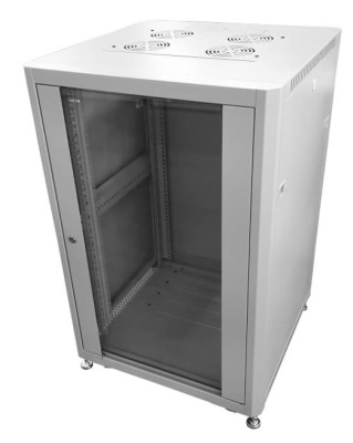 Шкаф напольный 19" Netko Optima 22U (600x800x1132) серый, разобранный