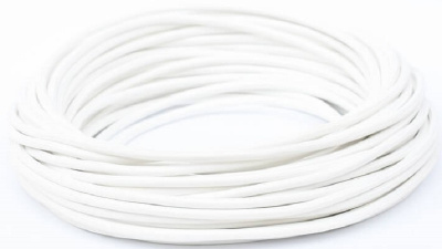 Ретро провод круглый Greenel МезонинЪ 2х0,75мм белый (25м)