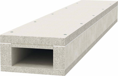 Кабель-канал огнезащитный OBO Pyroline® ConD09 BSK090511 170x95/110x50x1000мм