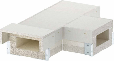 Тройник кабель-канала огнезащитный OBO Pyroline® ConS09 BSKH-FT090511 190x120/110x50мм