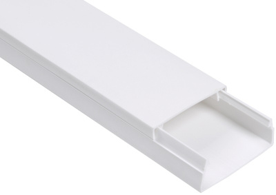 Кабель-канал IEK Элекор 100x40мм (2000мм) белый (уп. 8м.)