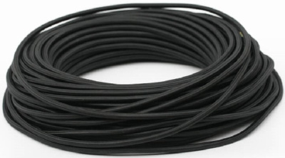 Ретро провод круглый Greenel МезонинЪ 2х0,75мм черный (25м)