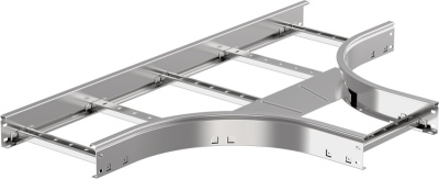 Тройник для лестничного лотка горизонтальный IEK LESTA R300 400х55