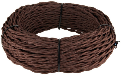 Ретро провод витой Werkel 3х1,5мм коричневый (20м)