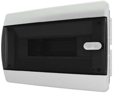 Бокс пластиковый Tekfor ЩРВ-П-12 CVK 40-12-1 (195х290х102мм) IP41 прозрачная дверца