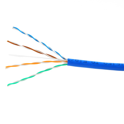 Кабель витая пара OptimLAN UTP 4x2x0,48 (24AWG) CAT5e (305м) синий