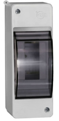 Бокс IEK Krepta 3 КМПн 2/2 146x59x83 IP30 для 2 автоматов с прозрачной крышкой