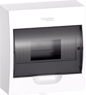 Бокс Systeme Electric EASY 9 ЩРН-П-8 184x200x94 IP40 прозрачная дверь