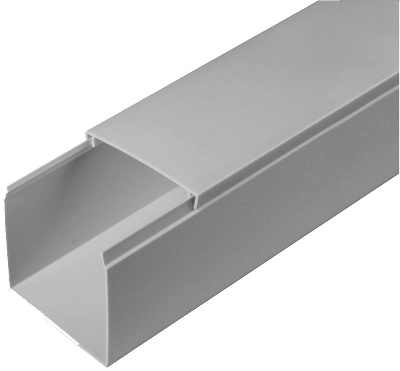 Кабель-канал Промрукав 60x60мм (2000мм) серый (уп. 24м).