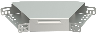 Угол для лотка горизонтальный с крышкой IEK ESCA 45град. 200х80