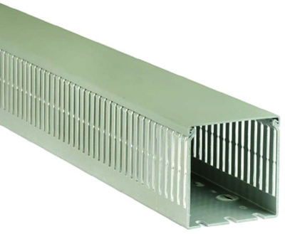 Кабель-канал перфорированный DKC Quadro TDG 25x25мм (2000мм) серый (уп. 48м.)