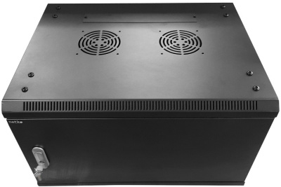 Шкаф настенный 19″ Netko WMA 4U (600x450x280) черный, разобранный