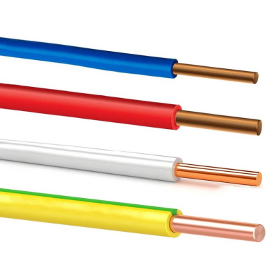 Провод установочный ПуВ 1x10,0 ГОСТ синий