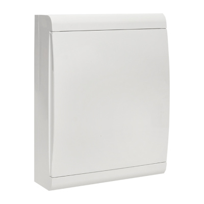 Бокс пластиковый EKF ЩРН-П-24 SlimBox (327x270x100) IP41 белая дверца sb-n-24w