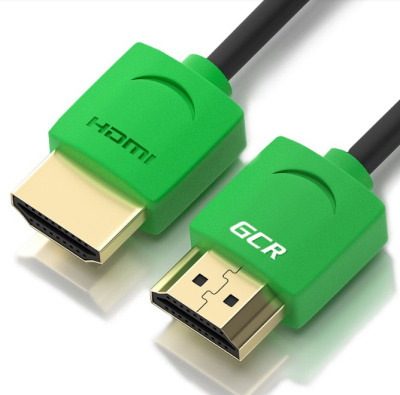 Кабель HDMI Greenconnect GCR-51579 v2.0 SLIM, 4К, 0.5м