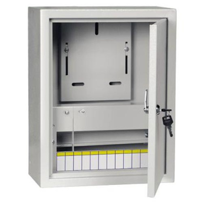 Щит учетно-распределительный навесной IEK ЩУРн-1/12з-0 395x310x150 IP54 замок