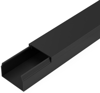 Кабель-канал Промрукав 25x16мм (2000мм) черный (уп. 50м.)