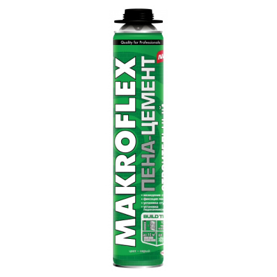 Пена-цемент строительная Makroflex, для пено/газобетона, профессиональная, 850 мл