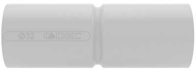Муфта труба-труба с ограничителем ПВХ DKC Express Д=32 IP40 серый