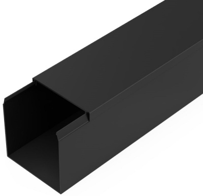 Кабель-канал Промрукав 40x40мм (2000мм) черный (уп. 24м.)