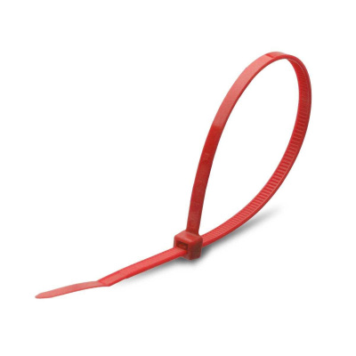 Стяжки нейлоновые Fortisflex КСС 4*150 (кр) (100шт.) красный