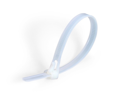 Стяжки нейлоновые Fortisflex КСР 7,5*250 (б) (100шт.)