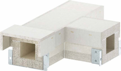 Тройник кабель-канала огнезащитный OBO Pyroline® ConS09 BSKH-FT090506 140x120/60x50мм