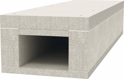 Кабель-канал огнезащитный OBO Pyroline® ConD12 BSK121016 280x185/160x105x1000мм