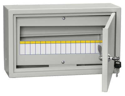 Щит распределительный навесной IEK ЩРн-18з-1 265x440x120 с замком IP31