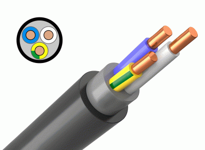 Кабель силовой ППГнг(А)-HF 3х6