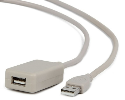 Удлинитель USB Gembird UAE016 4.5м серый