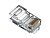 Коннектор RJ45 (8p8c) cat.5е, для одножильного и многожильного кабеля (нож с 3-мя зубцами), 100шт.,