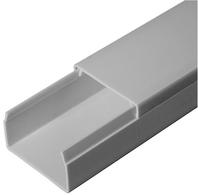 Кабель-канал Промрукав 40x25мм (2000мм) серый (уп. 30м).