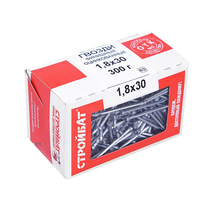 Гвозди финишные оцинкованные Стройбат 1,8х30 (0,3 кг)